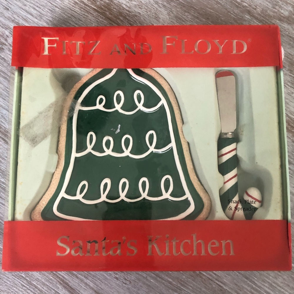 Fitz and Floyd snack plate and spreader